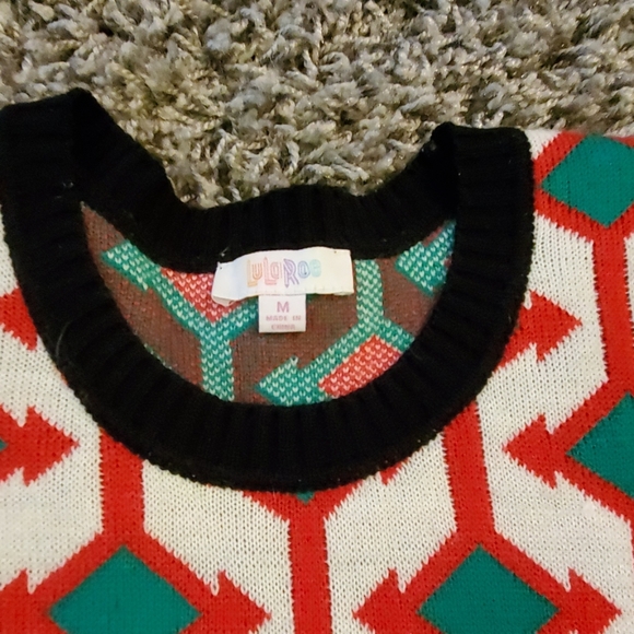 Lularoe Snowman Sweater Size M - Picture 3 of 4